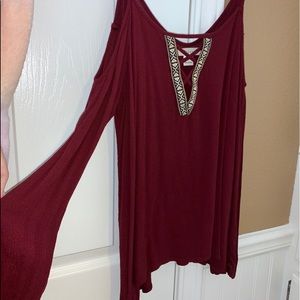 off the shoulder shirt from boot barn size small